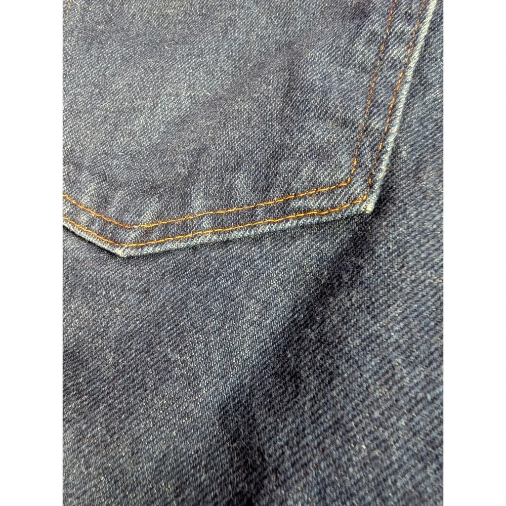 Wrangler VTG Rustler Jeans 36x30 Blue Dark Wash Regular Fit Straight 100% Cotton
